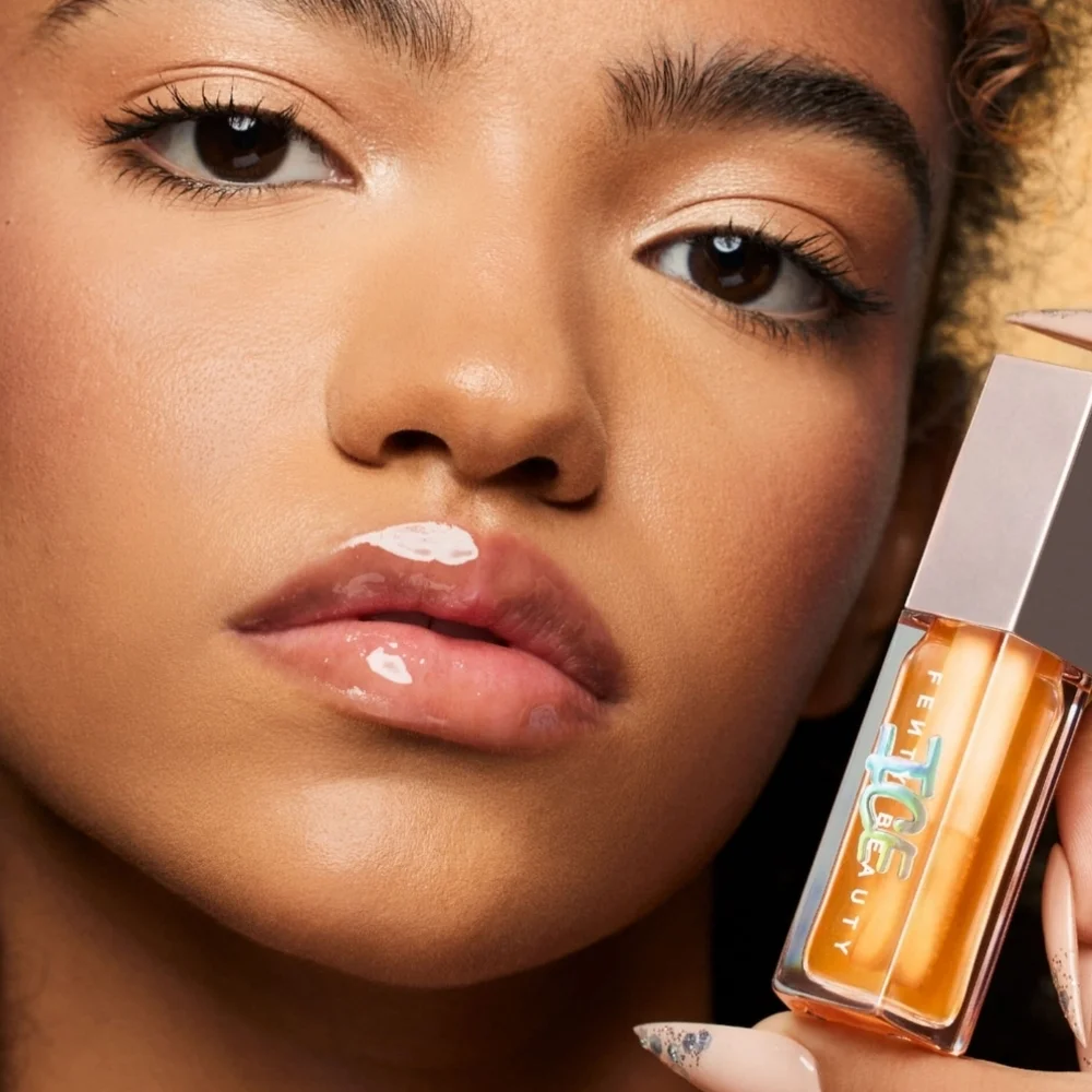 Fenty Beauty Glass Balm Ice, Cooling Lip Luminizer: Melon Chillz, .3oz, NIB